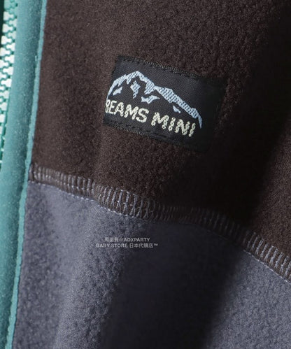 日本童裝 BEAMS mini 拼色抓毛外套 90-150cm 男童款/女童款 秋冬季 (適合初秋、香港平均溫度、寒冷天氣）OUTERWEAR