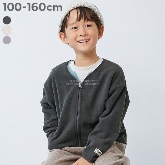 日本童裝 dev!rock 抓毛拉鍊外套 100-160cm 男童款/女童款 冬季 (適合初秋、香港平均溫度）OUTERWEAR 