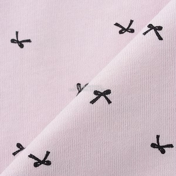 日本童裝 Ly# mine [柔軟棉] 荷葉邊印花上衣 100-150cm 女童款 秋季 TOPS