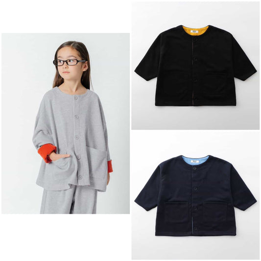 日本童裝 BREEZE 撞色袖口裡襯外套 90-160cm 男童款/女童款 冬季 OUTERWEAR