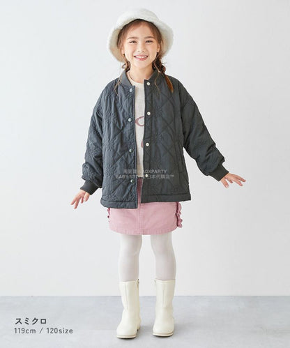 日本童裝 dev!rock 絎縫防風抓毛外套 100-160cm 女童款 冬季 (適合初秋、香港平均溫度、寒冷天氣）OUTERWEAR 
