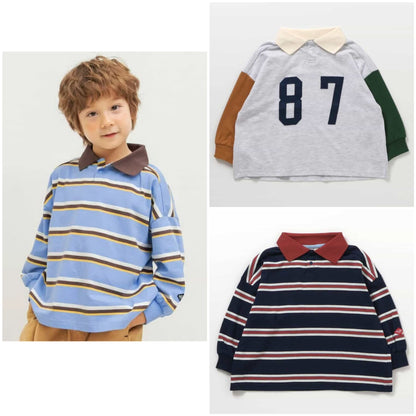 日本童裝 BREEZE 編號Polo衛衣 80-150cm 男童款 冬季 TOPS