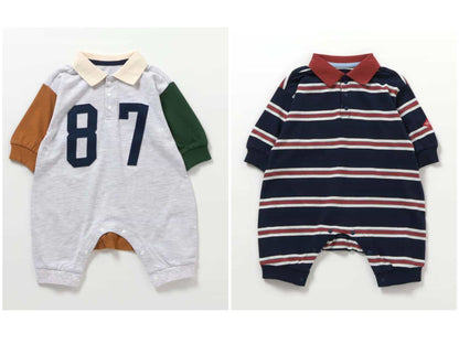 日本童裝 BREEZE 運動連衣 70-80cm 男童款 初生嬰兒 冬季 Jumpsuit