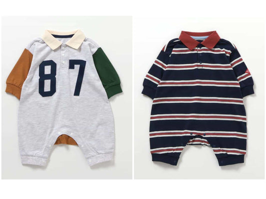 日本童裝 BREEZE 運動連衣 70-80cm 男童款 初生嬰兒 冬季 Jumpsuit