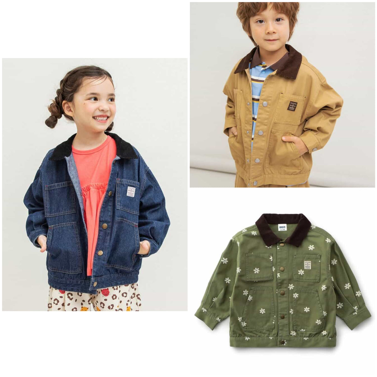 日本童裝 BREEZE 休閒外套 80-140cm 男童款/女童款 冬季 OUTERWEAR