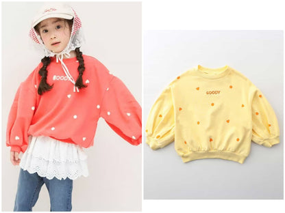 日本童裝 BREEZE 泡泡袖衛衣 80-140cm 女童款 冬季 TOPS