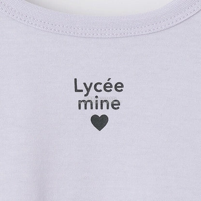 日本童裝 Ly# mine 2Way 雙面兩著【柔軟棉】花邊上衣 100-150cm 女童款 秋季 TOPS