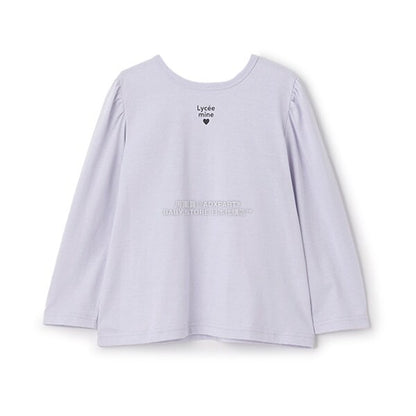 日本童裝 Ly# mine 2Way 雙面兩著【柔軟棉】花邊上衣 100-150cm 女童款 秋季 TOPS