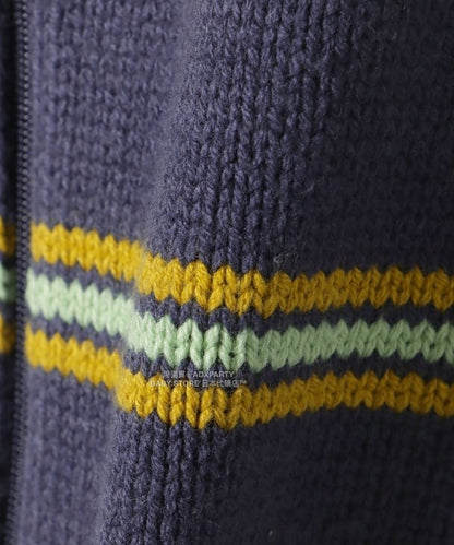 日本童裝 BEAMS mini 條紋針織背心外套 90-140cm 男童款/女童款 秋冬季 OUTERWEAR