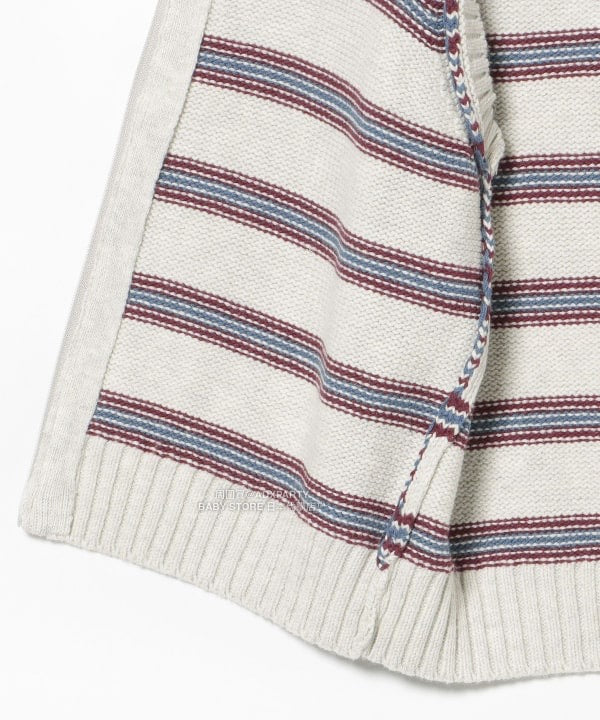 日本童裝 BEAMS mini 條紋針織背心外套 90-140cm 男童款/女童款 秋冬季 OUTERWEAR