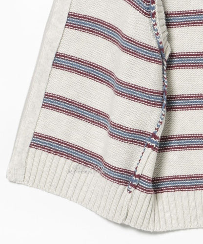 日本童裝 BEAMS mini 條紋針織背心外套 90-140cm 男童款/女童款 秋冬季 OUTERWEAR