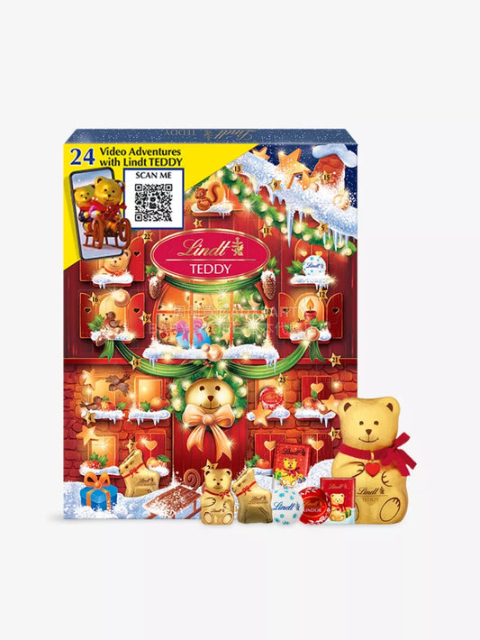 英美直送 LINDT Teddy augmented reality朱古力聖誕倒數日曆 大人款/兒童款 聖誕快樂特輯 聖誕倒數日曆 不參與$900免運 滿$900可加$25免運 Christmas Advent Calendars 2025