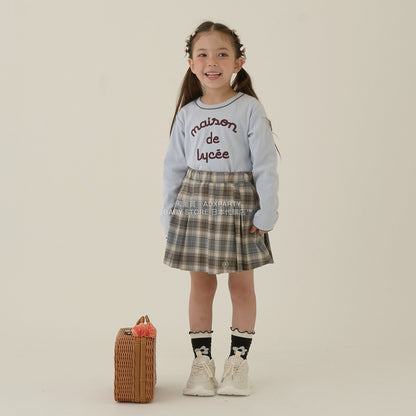 日本童裝 Ly# mine 字團網眼長袖上衣 100-150cm 女童款 秋季 TOPS