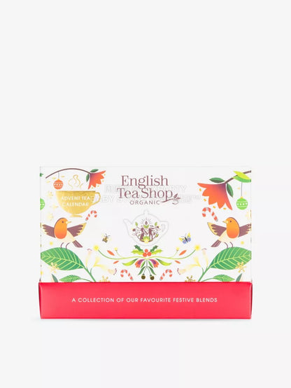 英美直送 ENGLISH TEA SHOP Organic tea festive blends茶包聖誕倒數日曆 大人款 聖誕快樂特輯 聖誕倒數日曆 不參與$900免運 滿$900可加$25免運 Christmas Advent Calendars 2025