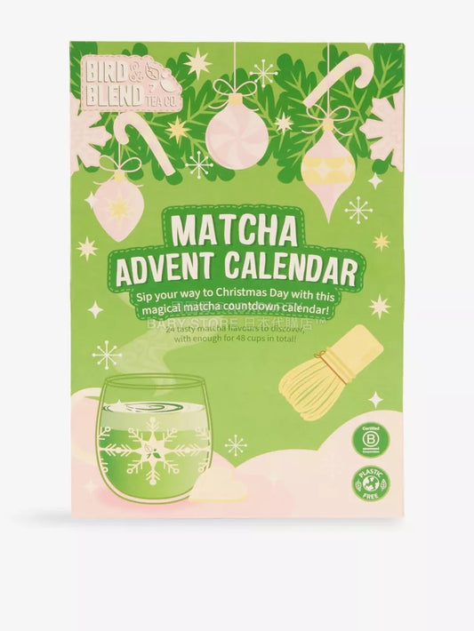英美直送 BIRD & BLEND TEA CO. Matcha 抹茶聖誕倒數日曆 大人款 聖誕快樂特輯 聖誕倒數日曆 不參與$900免運 滿$900可加$25免運 Christmas Advent Calendars 2025