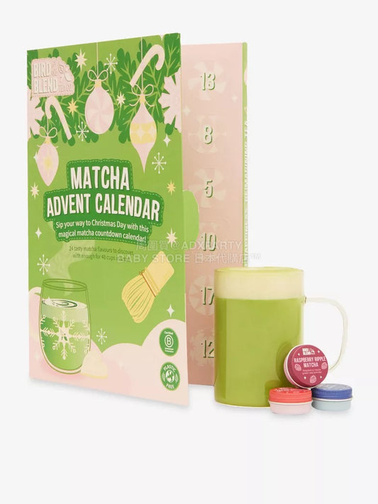 英美直送 BIRD & BLEND TEA CO. Matcha 抹茶聖誕倒數日曆 大人款 聖誕快樂特輯 聖誕倒數日曆 不參與$900免運 滿$900可加$25免運 Christmas Advent Calendars 2025