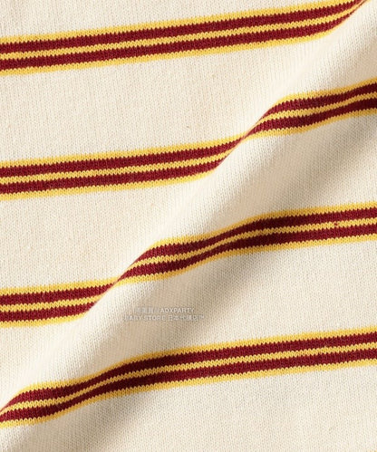 日本童裝 B:MING by BEAMS 條紋翻領上衣 100-130cm 男童款 秋冬季 TOPS