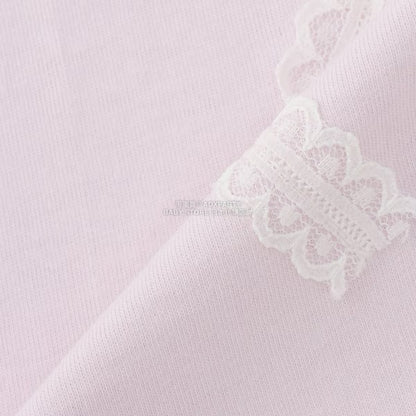 日本童裝 Ly# mine [柔軟棉] 蝴蝶結長袖上衣 100-150cm 女童款 秋季 TOPS