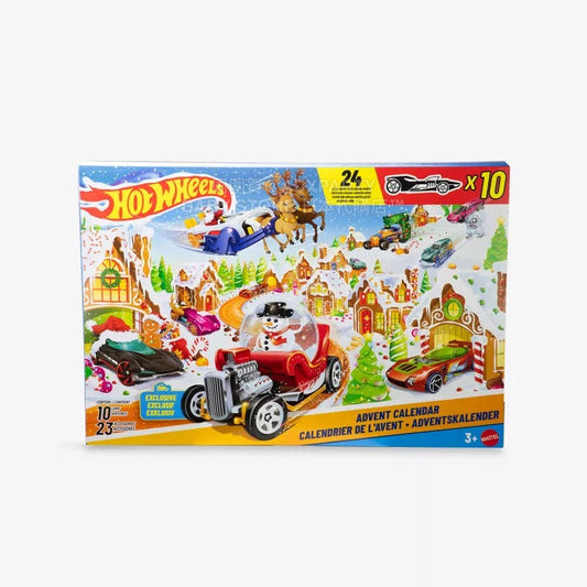 英美直送 HOTWHEELS聖誕倒數日曆 兒童款 聖誕快樂特輯 聖誕倒數日曆 不參與$900免運 滿$900可加$25免運 Christmas Advent Calendars 2025