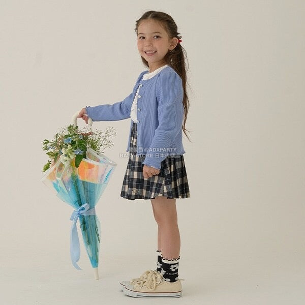 日本童裝 Ly# mine 宮廷肩袖薄外套 100-150cm 女童款 秋季 OUTERWEAR 聖誕紅/新年紅