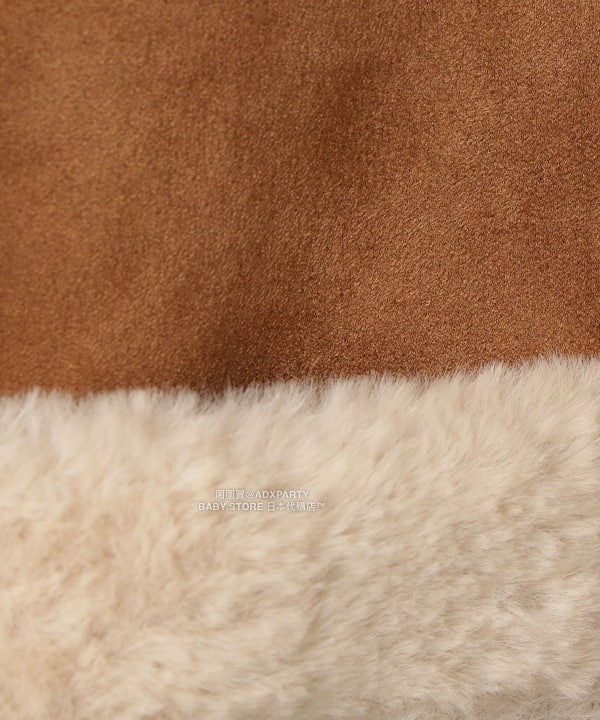 日本童裝 B:MING by BEAMS 斗篷領人造羊皮大褸 110-150cm 女童款 秋冬季 (適合寒冷天氣、溫度低天氣及落雪）OUTERWEAR 