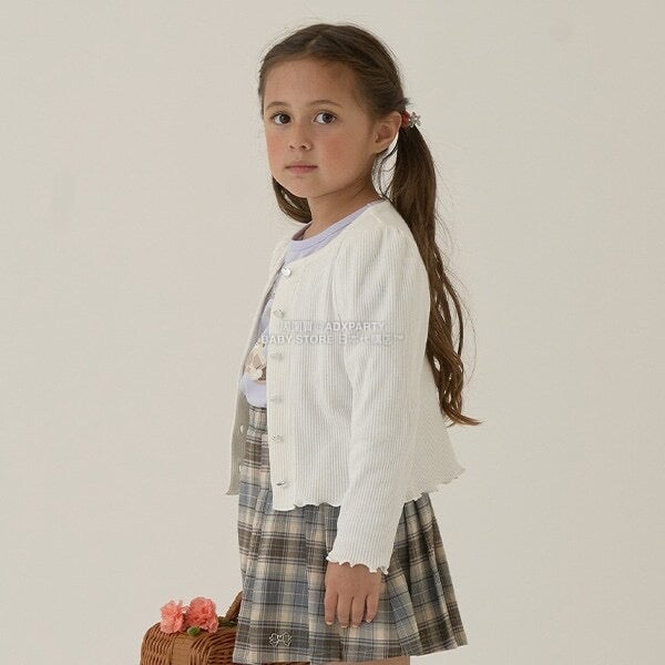 日本童裝 Ly# mine 宮廷肩袖薄外套 100-150cm 女童款 秋季 OUTERWEAR 聖誕紅/新年紅