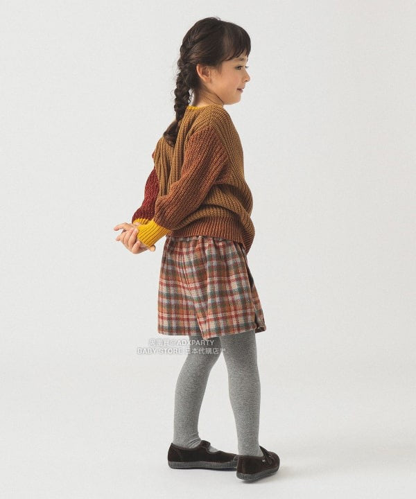 日本童裝 B:MING by BEAMS 毛呢格仔裙褲 100-140cm 男童款/女童款 秋冬季 PANTS