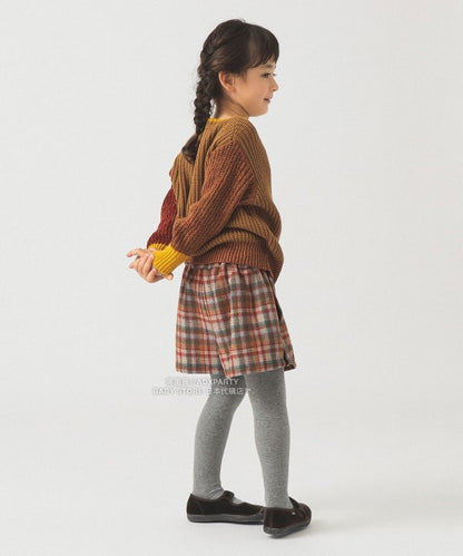 日本童裝 B:MING by BEAMS 毛呢格仔裙褲 100-140cm 男童款/女童款 秋冬季 PANTS