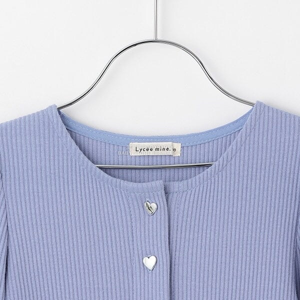 日本童裝 Ly# mine 宮廷肩袖薄外套 100-150cm 女童款 秋季 OUTERWEAR 聖誕紅/新年紅