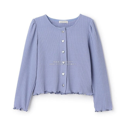 日本童裝 Ly# mine 宮廷肩袖薄外套 100-150cm 女童款 秋季 OUTERWEAR 聖誕紅/新年紅