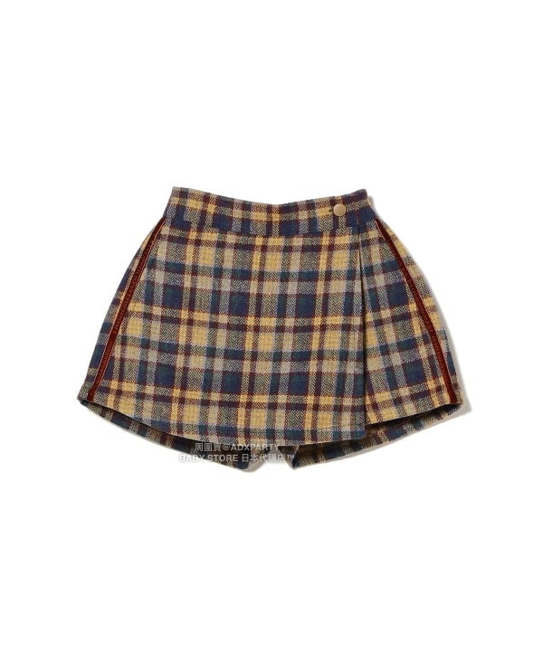 日本童裝 B:MING by BEAMS 毛呢格仔裙褲 100-140cm 男童款/女童款 秋冬季 PANTS