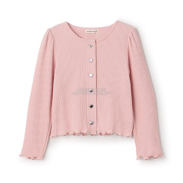 日本童裝 Ly# mine 宮廷肩袖薄外套 100-150cm 女童款 秋季 OUTERWEAR 聖誕紅/新年紅