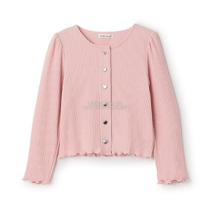 日本童裝 Ly# mine 宮廷肩袖薄外套 100-150cm 女童款 秋季 OUTERWEAR 聖誕紅/新年紅