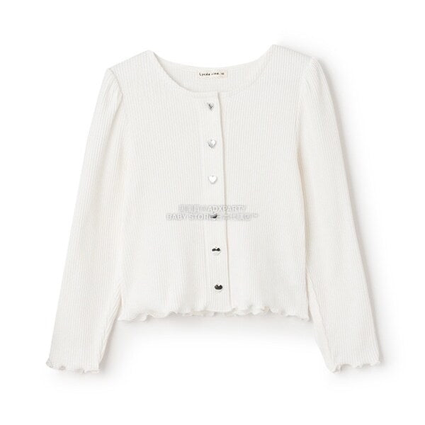 日本童裝 Ly# mine 宮廷肩袖薄外套 100-150cm 女童款 秋季 OUTERWEAR 聖誕紅/新年紅