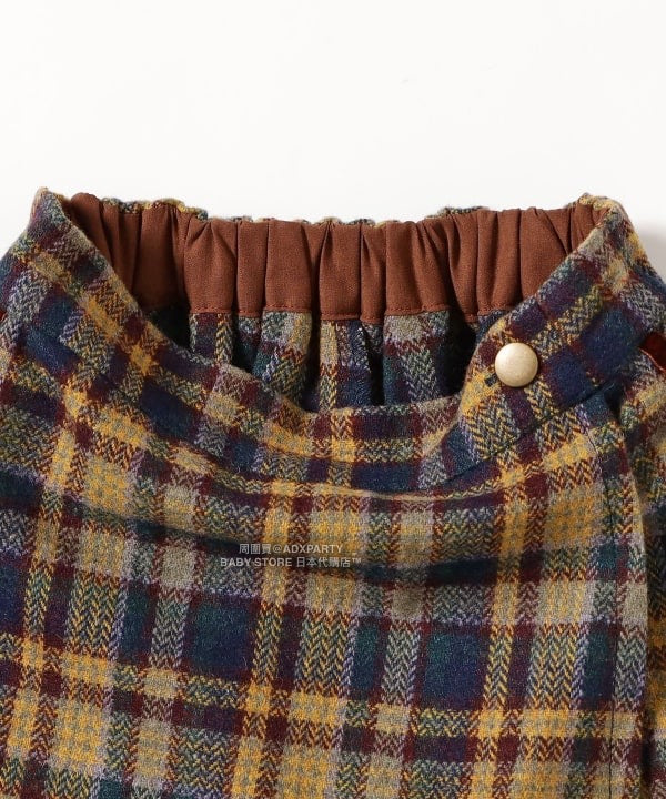 日本童裝 B:MING by BEAMS 毛呢格仔裙褲 100-140cm 男童款/女童款 秋冬季 PANTS