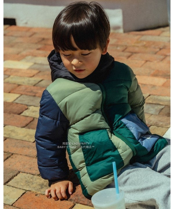 日本童裝 BEAMS mini 機能棉連帽外套 90-150cm 男童款/女童款 秋冬季   (適合香港平均溫度、寒冷天氣、溫度低天氣）OUTERWEAR 