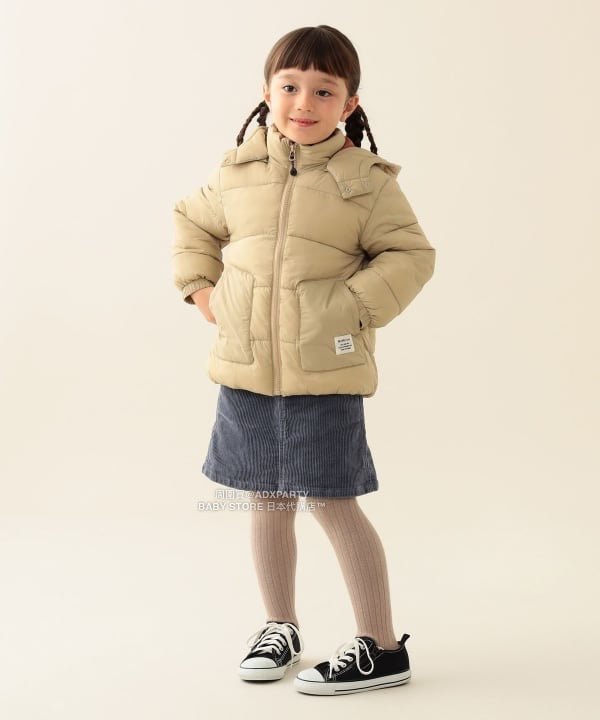 日本童裝 BEAMS mini 機能棉連帽外套 90-150cm 男童款/女童款 秋冬季   (適合香港平均溫度、寒冷天氣、溫度低天氣）OUTERWEAR 