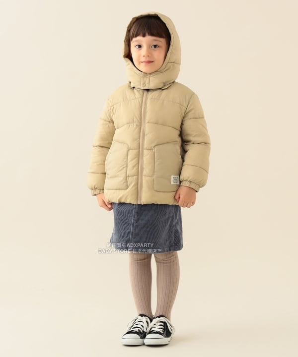 日本童裝 BEAMS mini 機能棉連帽外套 90-150cm 男童款/女童款 秋冬季   (適合香港平均溫度、寒冷天氣、溫度低天氣）OUTERWEAR 