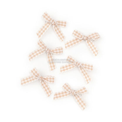 日本直送 Lycee mine 格紋絲帶髮夾6件套 手飾/髮飾系列