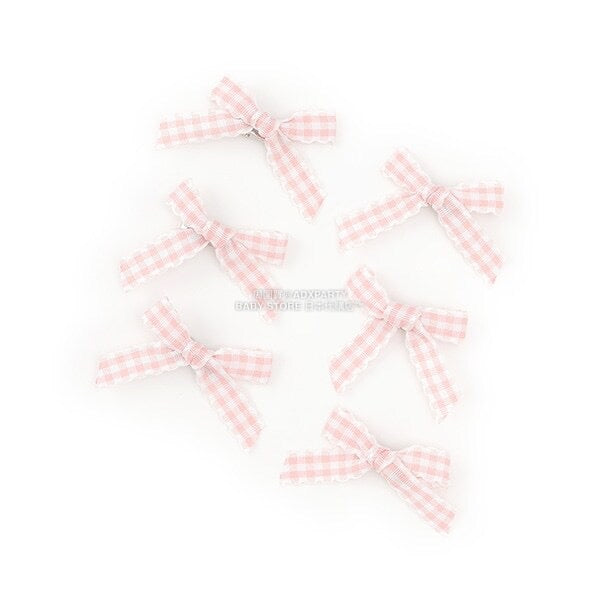 日本直送 Lycee mine 格紋絲帶髮夾6件套 手飾/髮飾系列