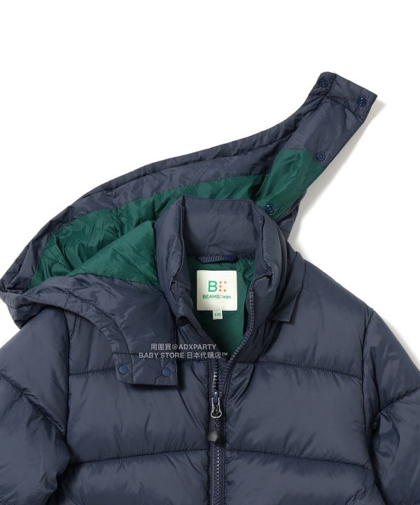 日本童裝 BEAMS mini 機能棉連帽外套 90-150cm 男童款/女童款 秋冬季   (適合香港平均溫度、寒冷天氣、溫度低天氣）OUTERWEAR 