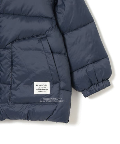 日本童裝 BEAMS mini 機能棉連帽外套 90-150cm 男童款/女童款 秋冬季   (適合香港平均溫度、寒冷天氣、溫度低天氣）OUTERWEAR 