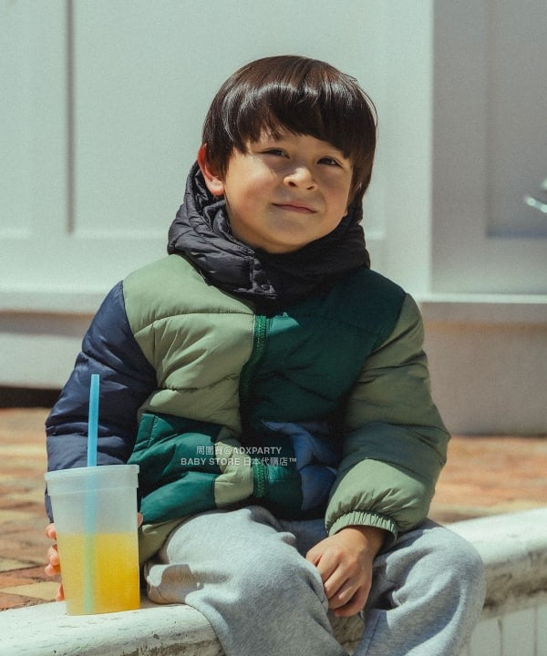 日本童裝 BEAMS mini 機能棉連帽外套 90-150cm 男童款/女童款 秋冬季   (適合香港平均溫度、寒冷天氣、溫度低天氣）OUTERWEAR 