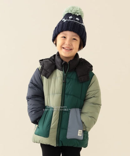 日本童裝 BEAMS mini 機能棉連帽外套 90-150cm 男童款/女童款 秋冬季   (適合香港平均溫度、寒冷天氣、溫度低天氣）OUTERWEAR 