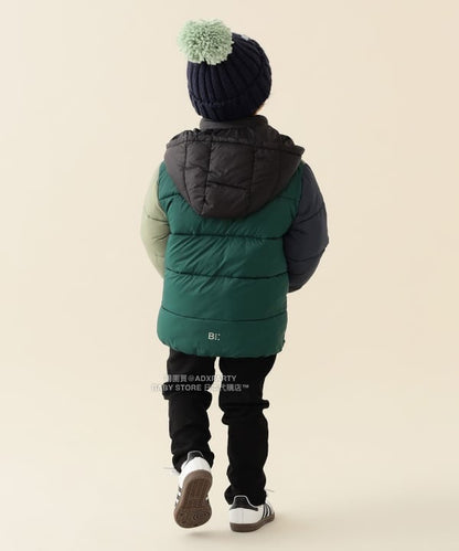 日本童裝 BEAMS mini 機能棉連帽外套 90-150cm 男童款/女童款 秋冬季   (適合香港平均溫度、寒冷天氣、溫度低天氣）OUTERWEAR 