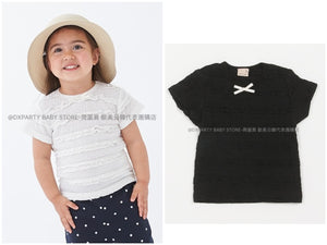 日本童裝 pe#main 皺皺紋上衣 80-130cm 女童款 夏季 TOPS