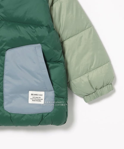 日本童裝 BEAMS mini 機能棉連帽外套 90-150cm 男童款/女童款 秋冬季   (適合香港平均溫度、寒冷天氣、溫度低天氣）OUTERWEAR 