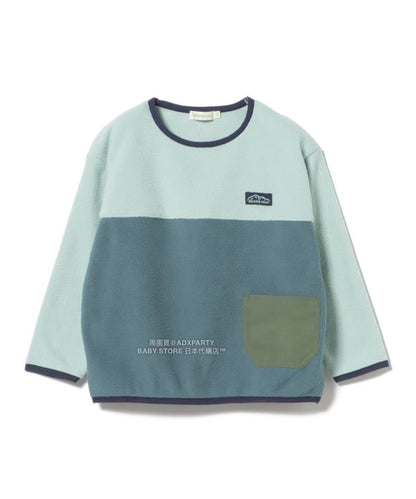 日本童裝 BEAMS mini 抓毛山系口袋上衣 90-150cm 男童款/女童款 秋冬季 TOPS