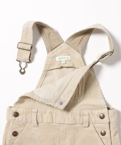 日本童裝 BEAMS mini 燈芯絨吊帶連身裙 90-140cm 女童款 秋冬季 DRESSES