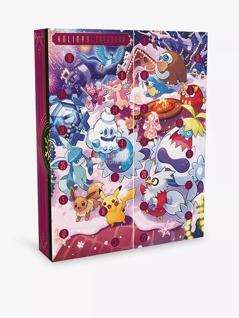 英美直送 POKEMON Pokemon TCG聖誕倒數日曆 兒童款 聖誕快樂特輯 聖誕倒數日曆 不參與$900免運 滿$900可加$25免運 Christmas Advent Calendars 2025